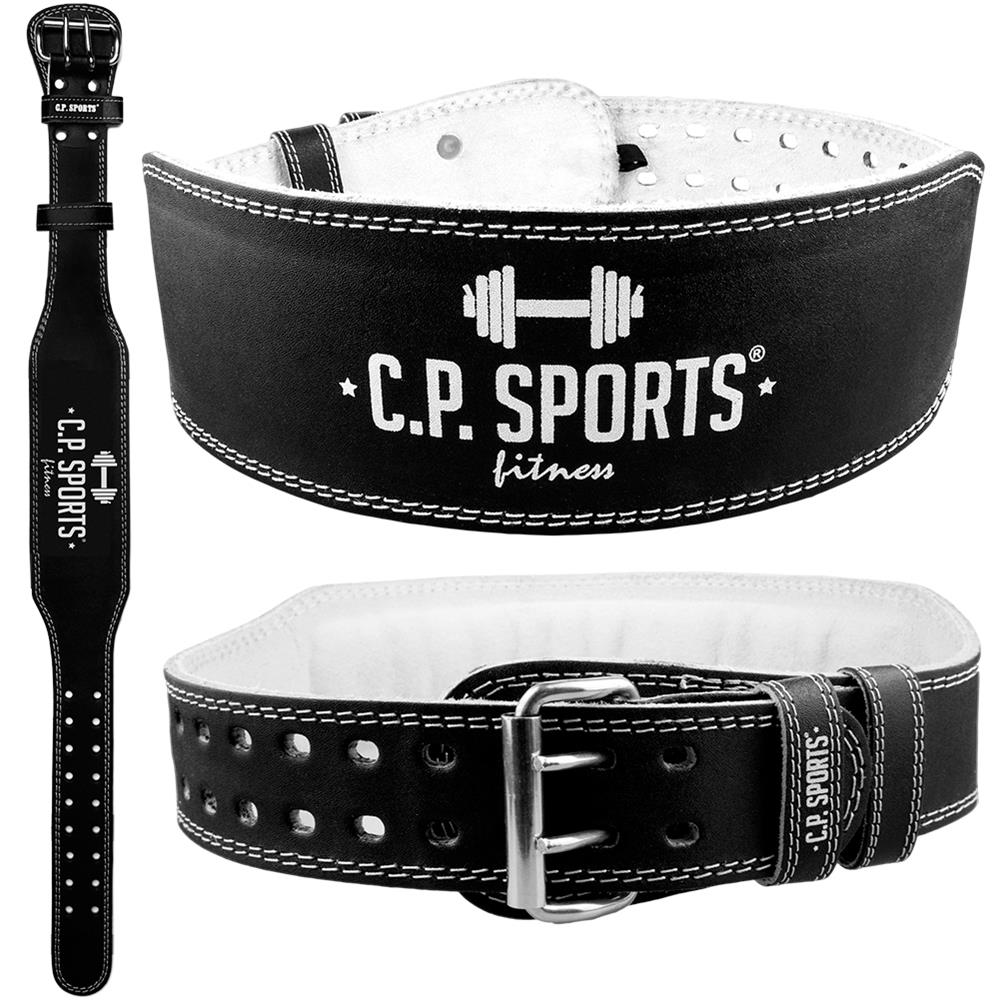 C.P. Sports Gewichthebergürtel Leder Schwarz S