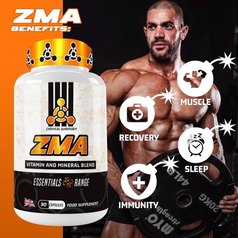 Chemical Warfare ZMA, 90 Caps