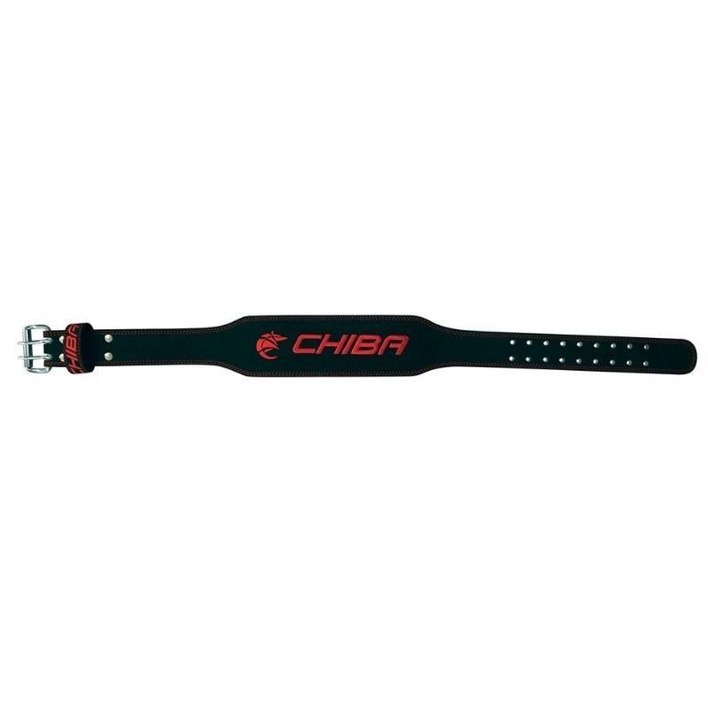 Chiba 40810 Trainingsgürtel Ledergürtel Schwarz/Rot M