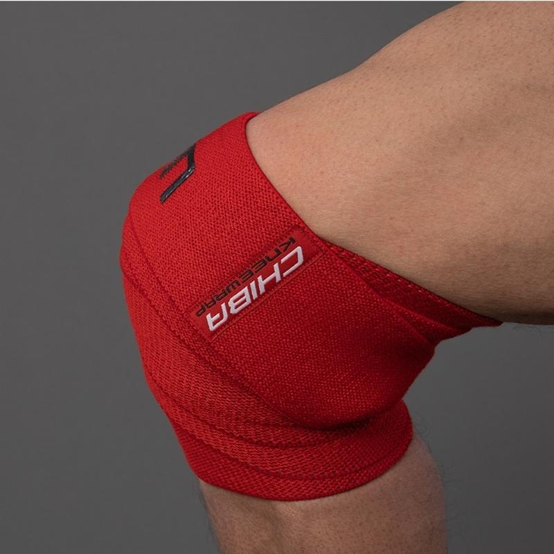 Chiba 44486 Strongman Kniebandagen | Rot