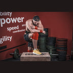 Chiba 44486 Strongman Kniebandagen | Rot