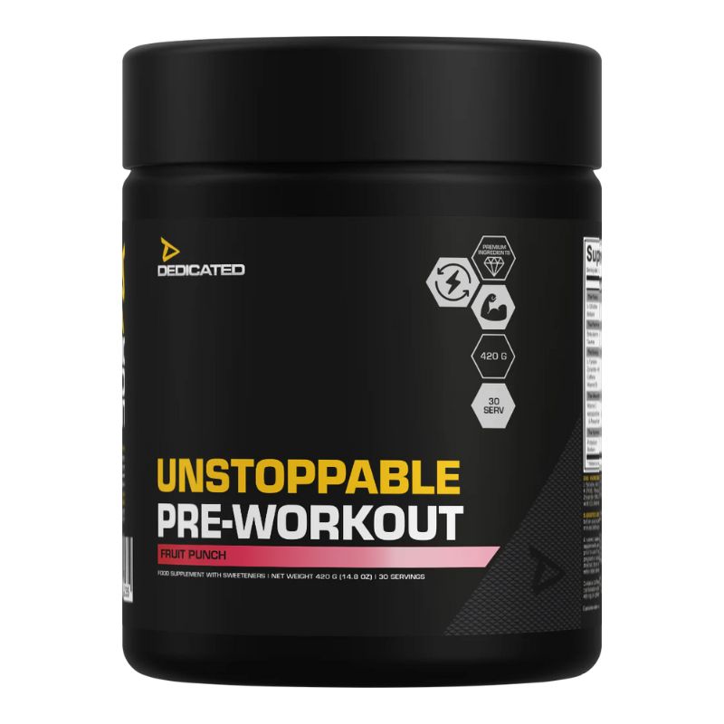 Dedicated Unstoppable 420g Dose Fruit Punch