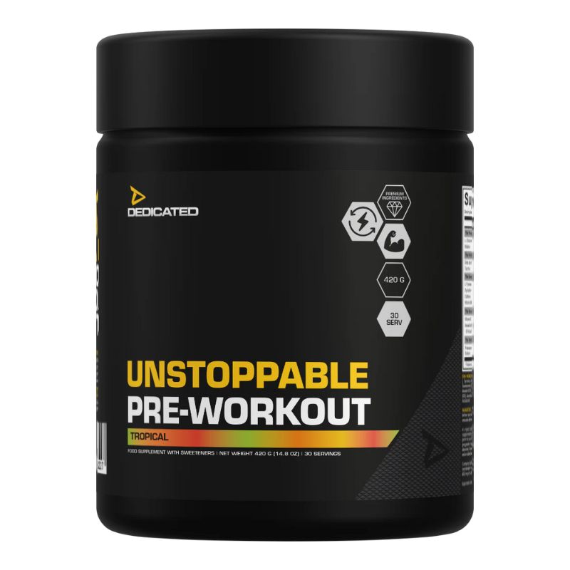 Dedicated Unstoppable 420g Dose Tropical