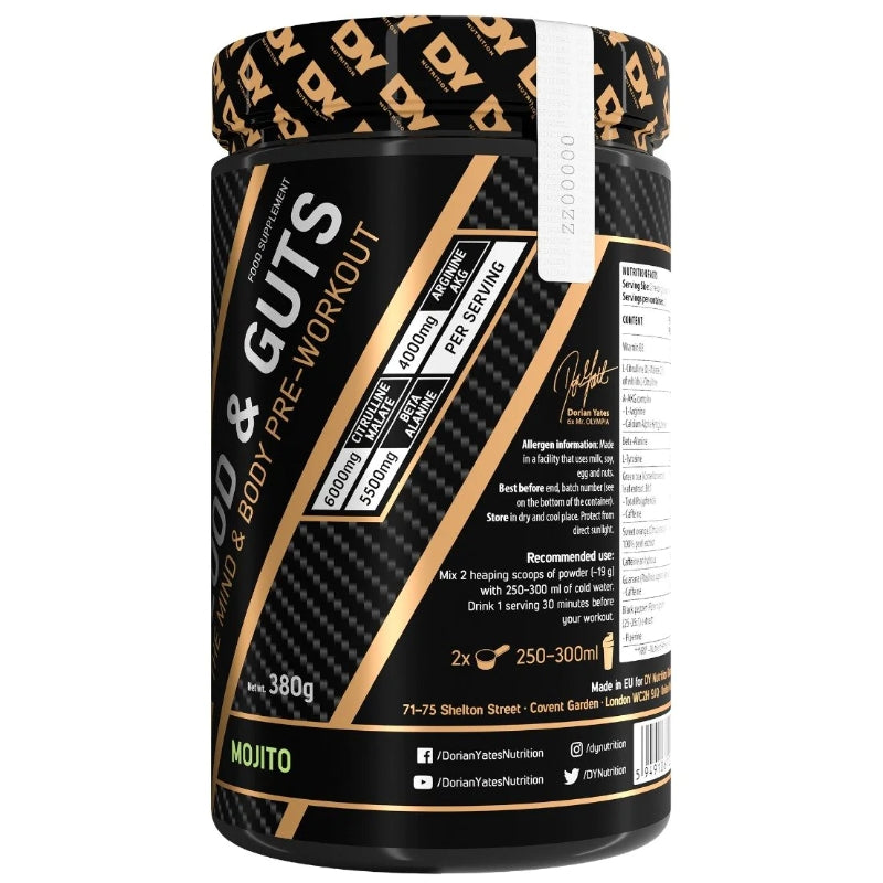 DY Nutrition Blood and Guts Pre-Workout