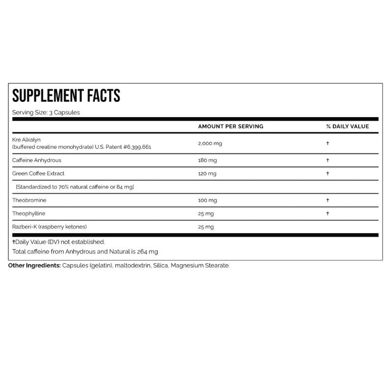 EFX Kre-Alkalyn Hardcore 120 Caps