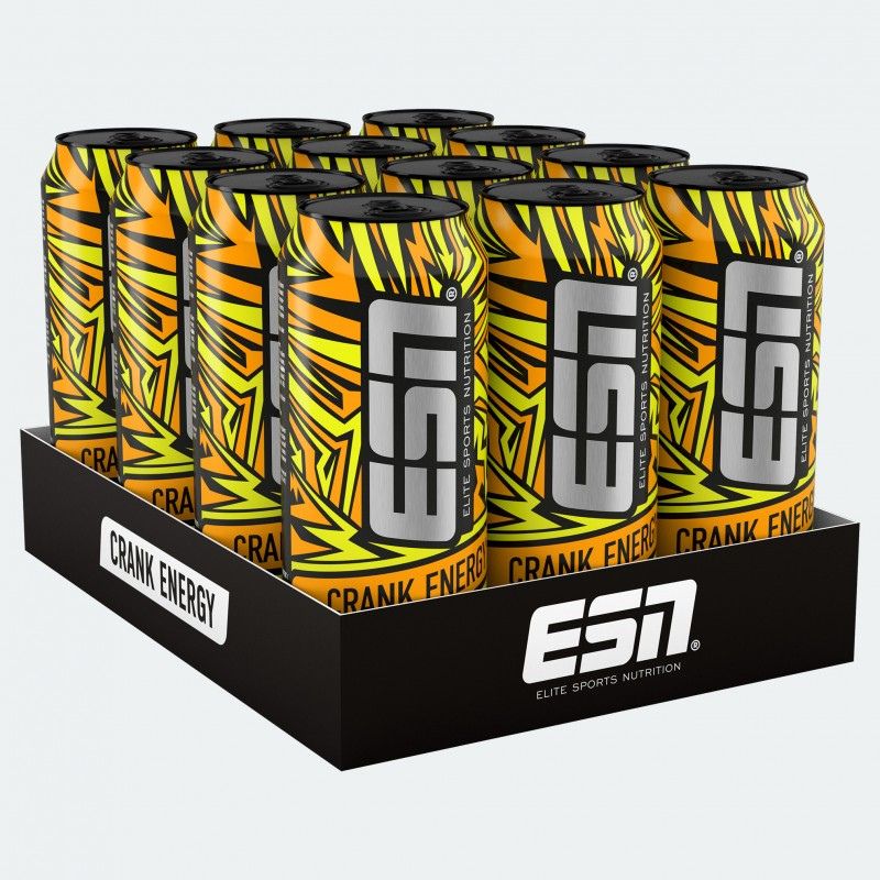ESN Crank Energy 12 x 500ml Tray Lemon Iced Tea