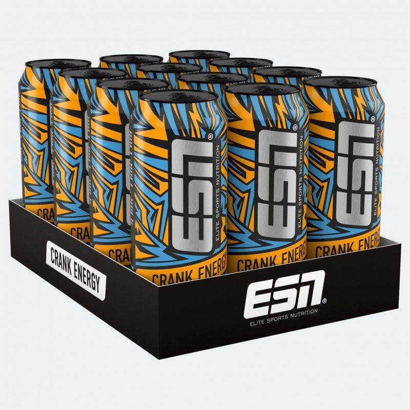 ESN Crank Energy 12 x 500ml Tray Original Flavor