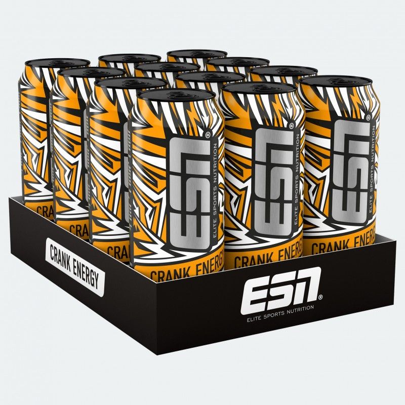 ESN Crank Energy 12 x 500ml Tray White Flavor