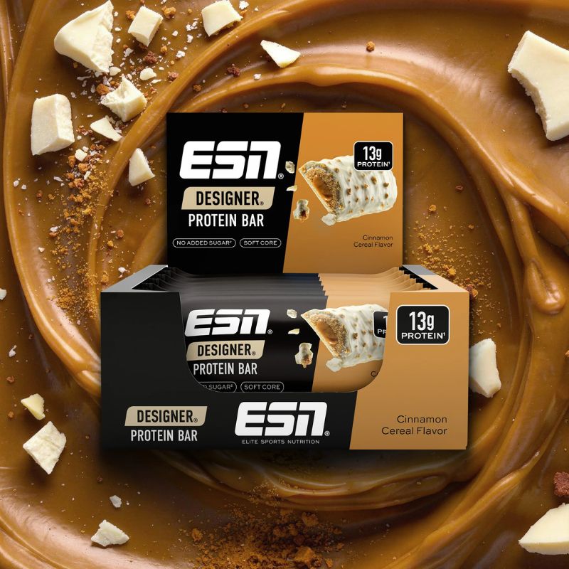 ESN Designer Bar Proteinriegel 12 x 45 g BOX Cinnamon Cereal