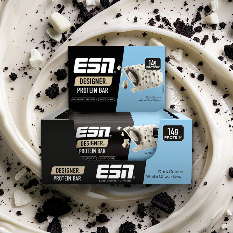 ESN Designer Bar Proteinriegel 12 x 45 g BOX Dark Cookie White Chocolate