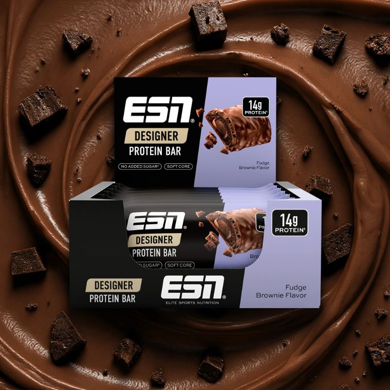ESN Designer Bar Proteinriegel 12 x 45 g BOX Fudge Brownie