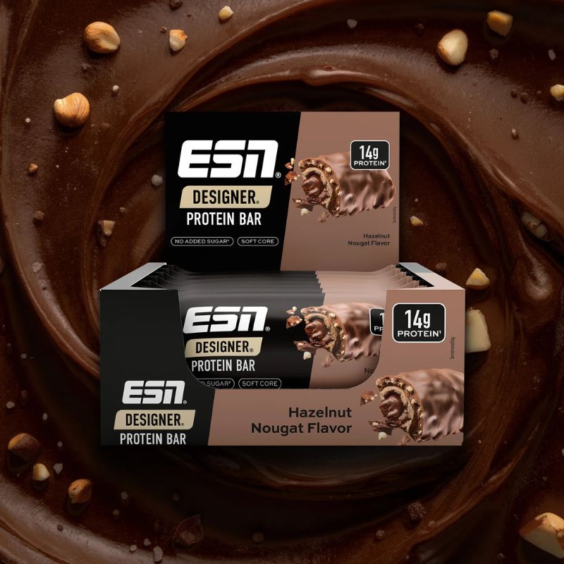 ESN Designer Bar Proteinriegel 12 x 45 g BOX Hazelnut Nougat
