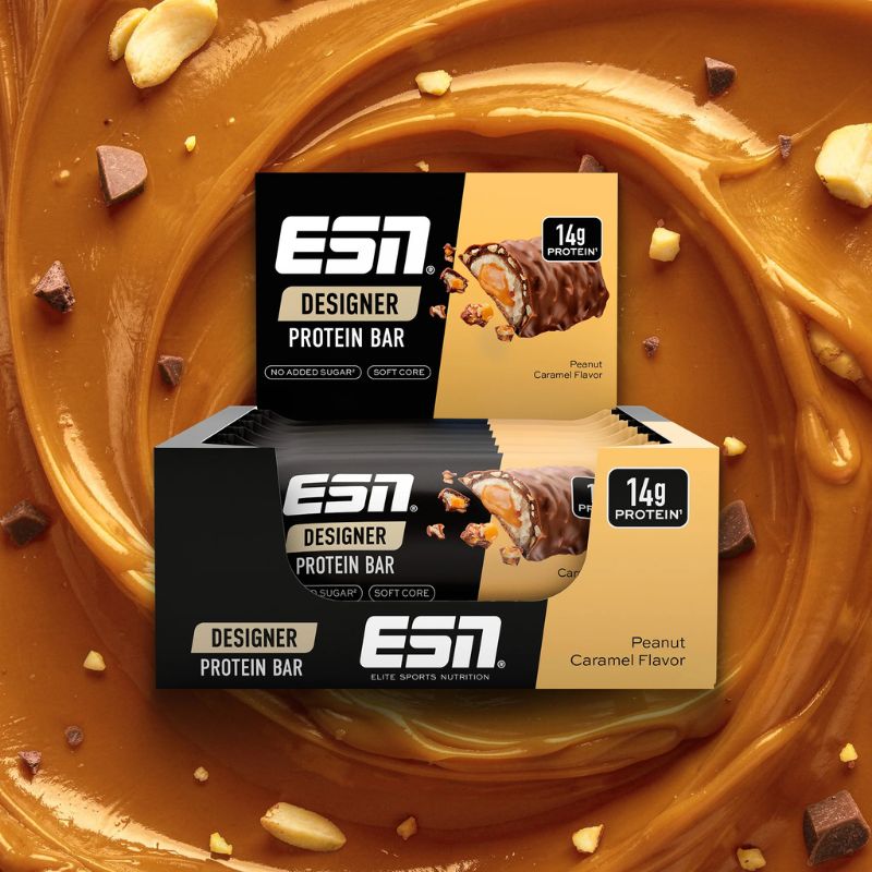 ESN Designer Bar Proteinriegel 12 x 45 g BOX Peanut Caramel
