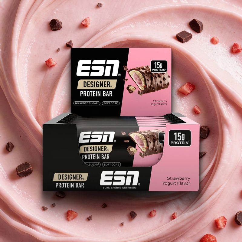ESN Designer Bar Proteinriegel 12 x 45 g BOX Strawberry Yogurt