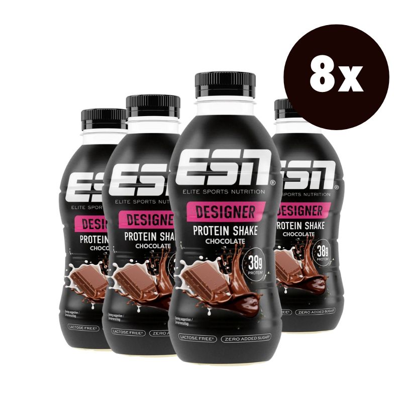 ESN Designer Protein Shake 8 x 330ml Tray Chocolate