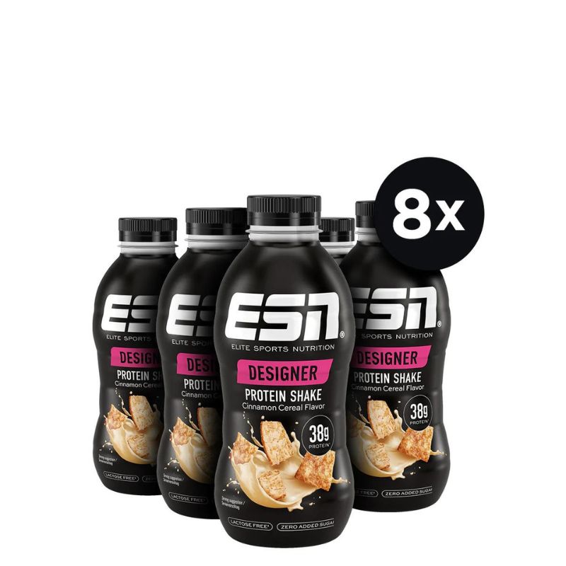 ESN Designer Protein Shake 8 x 330ml Tray Cinnamon Cereal