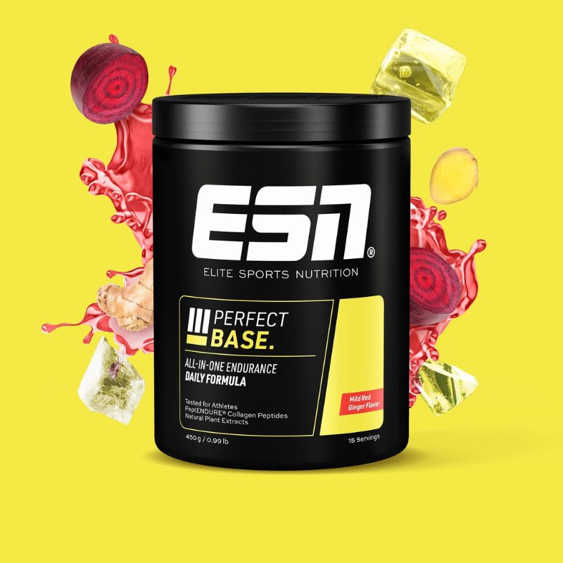 ESN Endurance Line Perfect Base Pulver, 450g Mild Red Ginger
