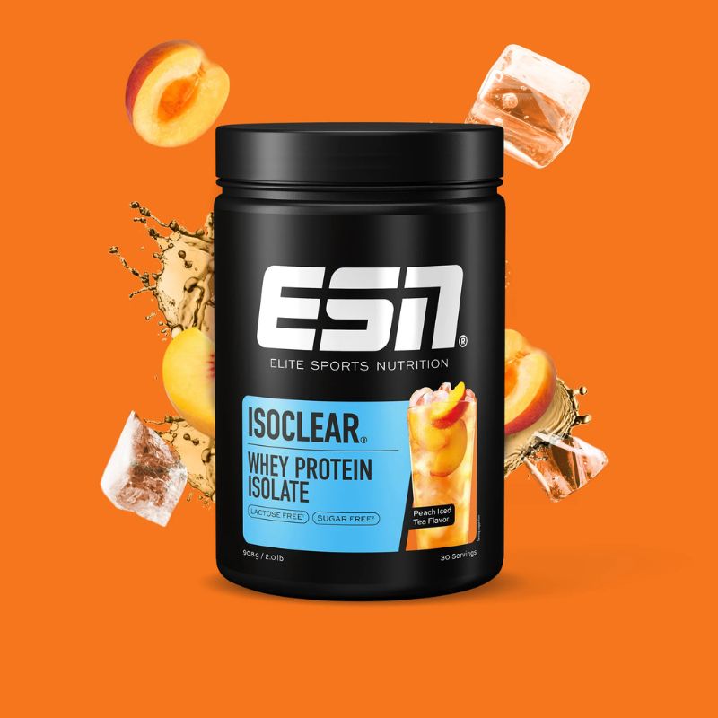 ESN Isoclear Whey Protein Isolate 908g Dose Mango Peach Iced Tea