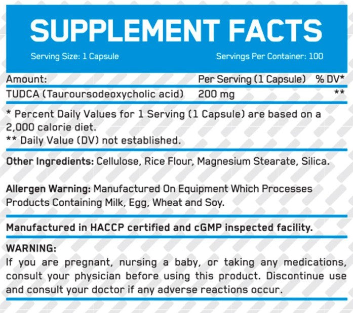 Everbuild Nutrition TUDCA 100 Caps