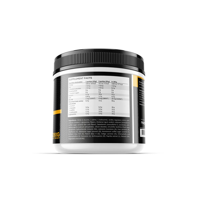 Evoled Nutrition BCAA 280g