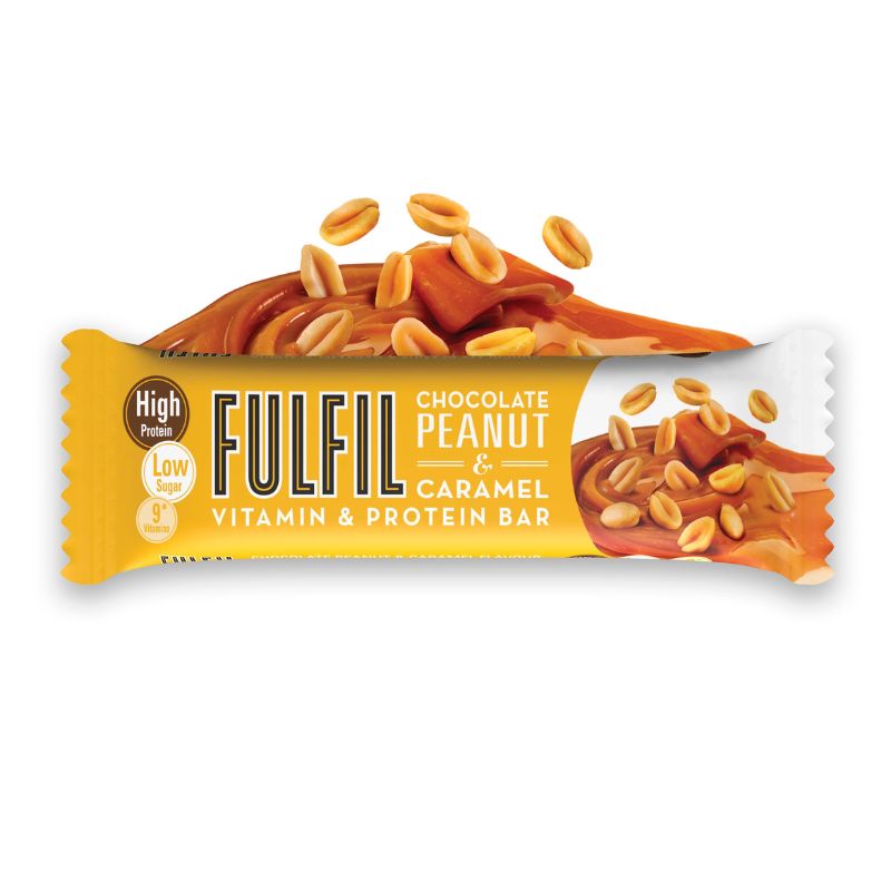Fulfil Vitamin und Proteinriegel 55g Riegel Chocolate Peanut & Caramel