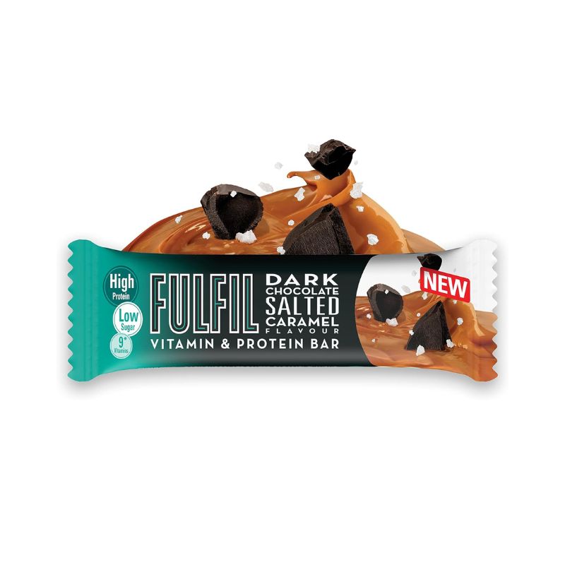 Fulfil Vitamin und Proteinriegel 55g Riegel Dark Salted Caramel
