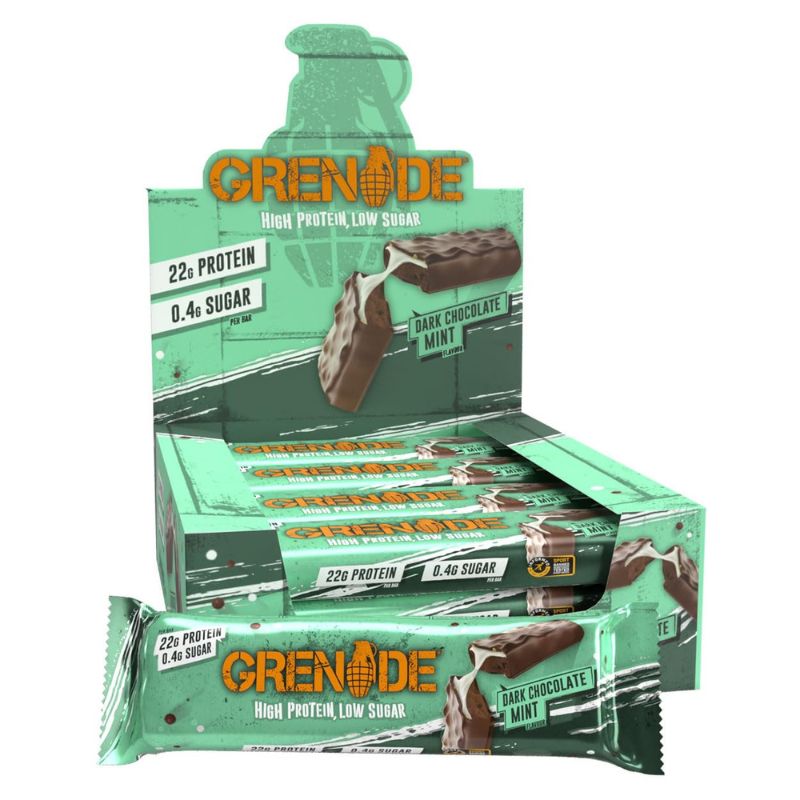 Grenade Protein Bar - Proteinriegel 60g 12 x 60 g BOX Dark Chocolate Mint