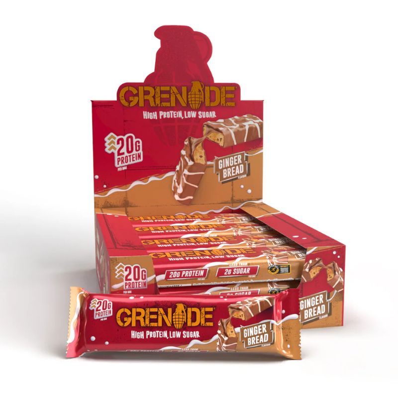 Grenade Protein Bar - Proteinriegel 60g 12 x 60 g BOX Gingerbread