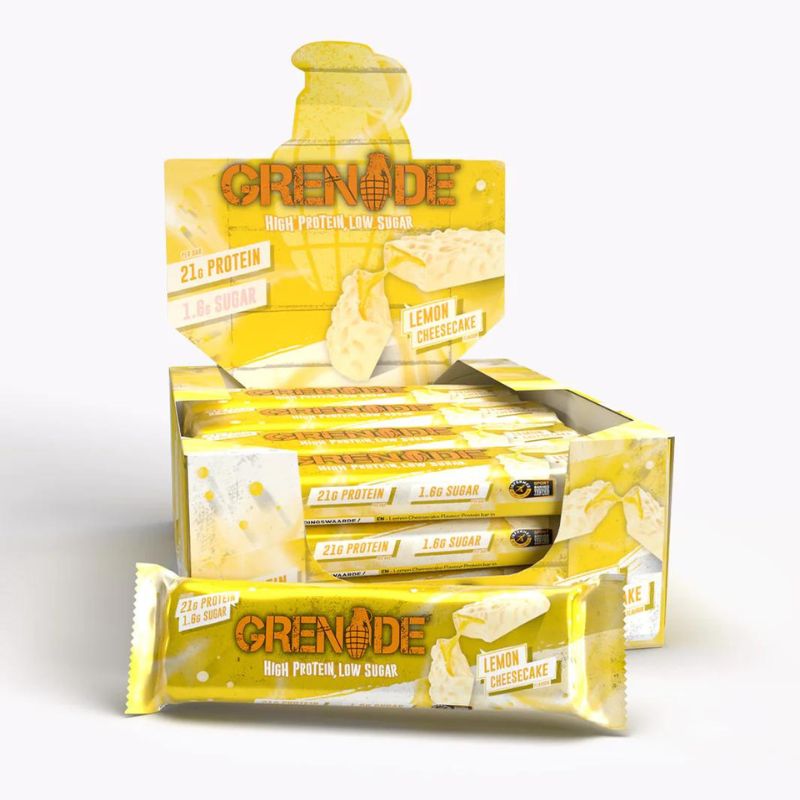 Grenade Protein Bar - Proteinriegel 60g 12 x 60 g BOX Lemon Cheesecake