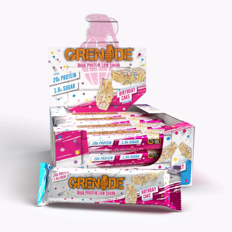 Grenade Protein Bar - Proteinriegel 60g 60 g Riegel Birthday Cake