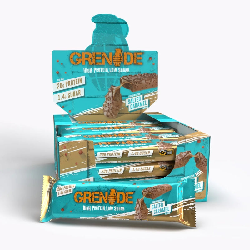 Grenade Protein Bar - Proteinriegel 60g 60 g Riegel Chocolate Chip Salted Caramel
