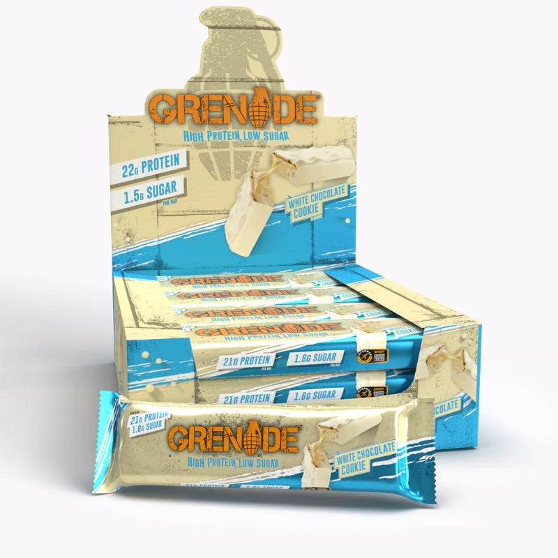 Grenade Protein Bar - Proteinriegel 60g 60 g Riegel White Chocolate Cookie