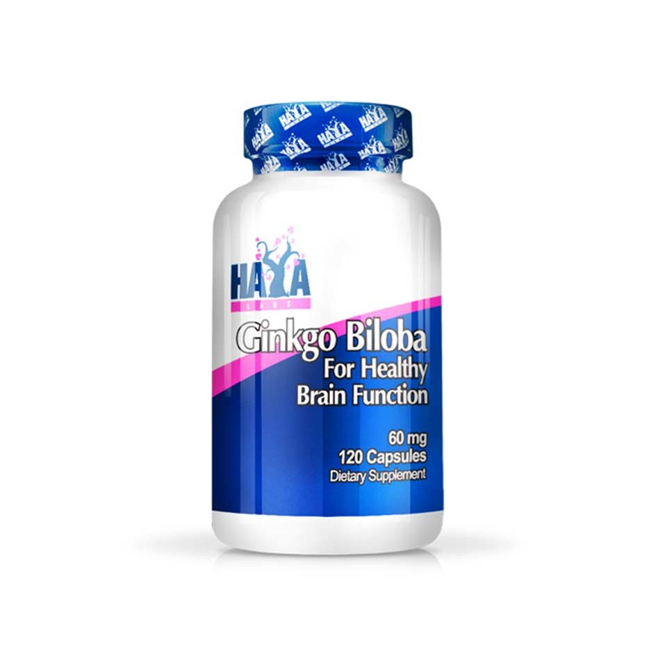 HAYA LABS Ginkgo Biloba 60mg 120 caps