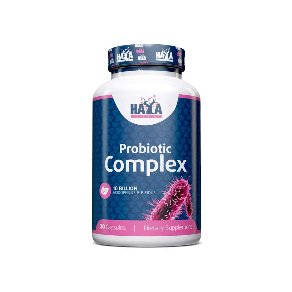HAYA LABS 10 Billion Acidophilus & Bifidus Probiotic Complex 30 caps