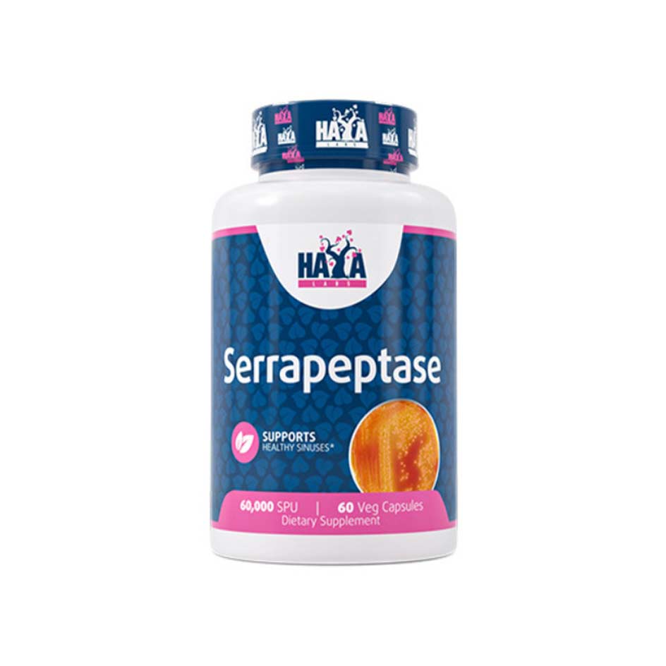 Haya Labs Serrapeptase 60.000 SPU 60 vcaps
