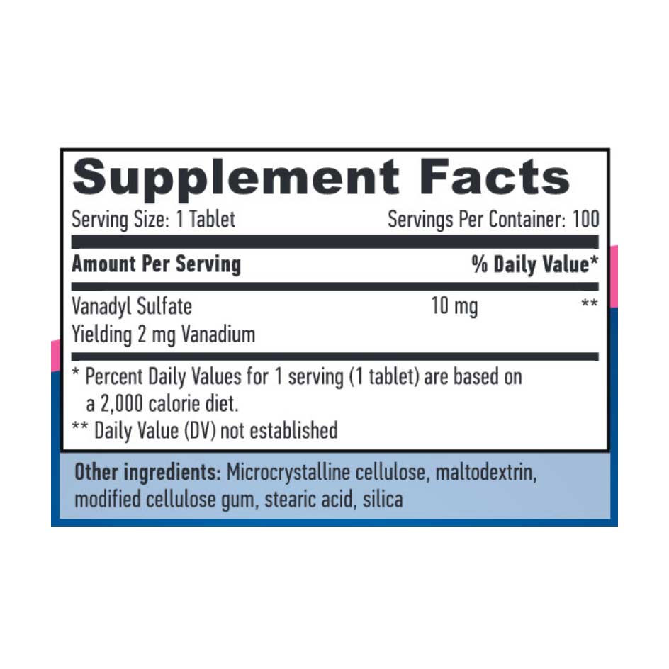Haya Labs Vanadyl Sulfate 10mg 100 caps