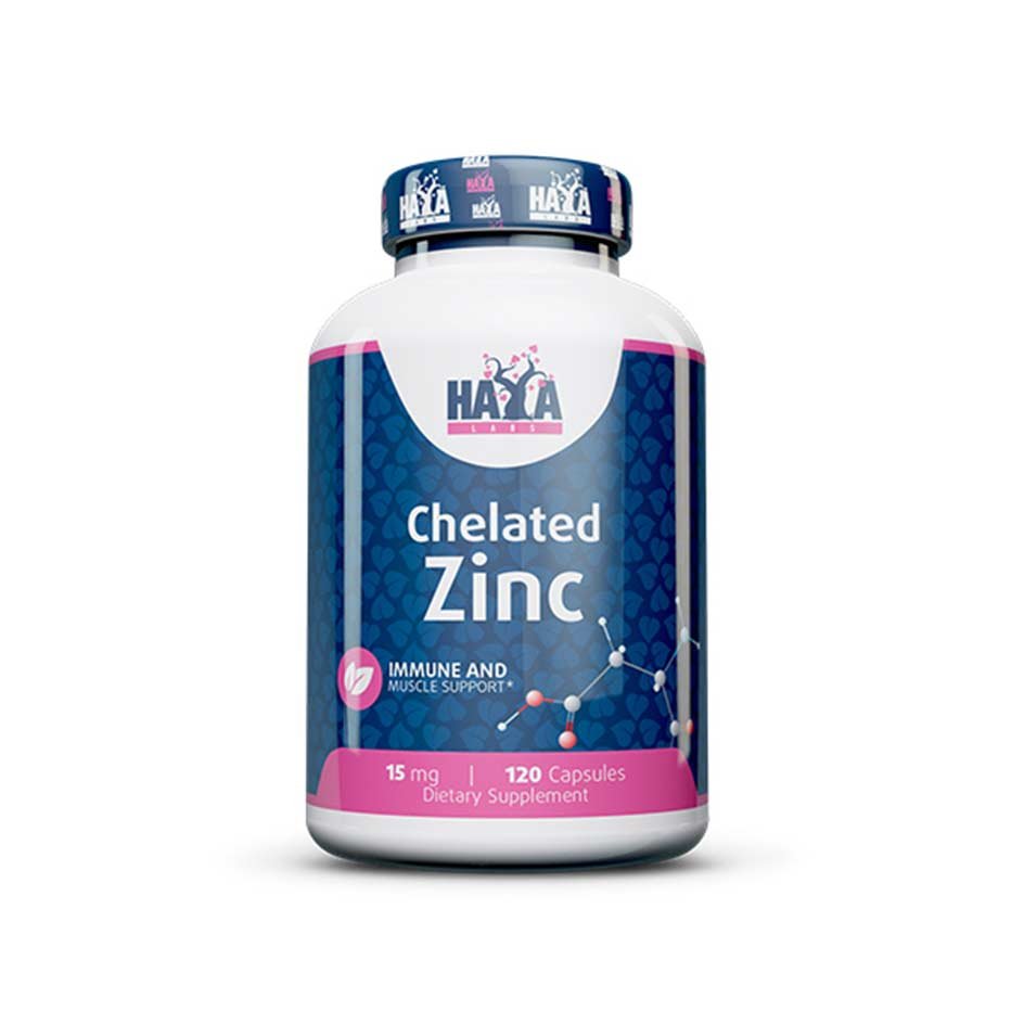 HAYA LABS Zinc 15mg 120 caps (MHD Ausverkauf)