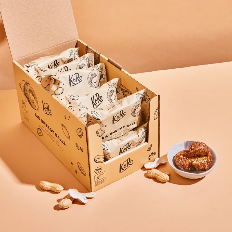 KoRo Bio Energy Balls 14 x 30 g Salted Peanut