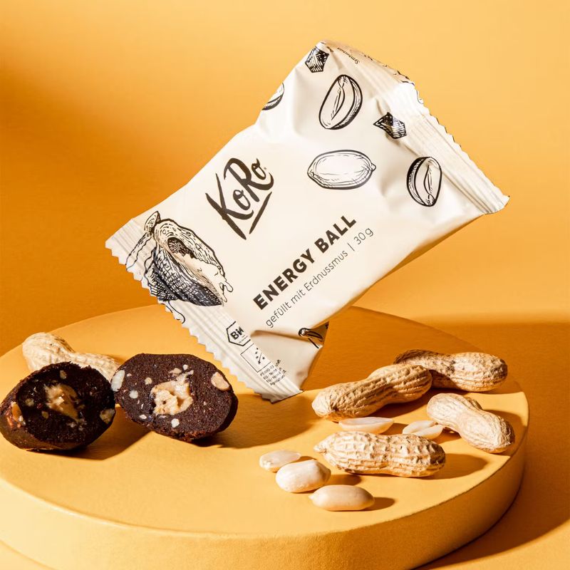 KoRo Bio Energy Balls 30 g Erdnuss-Kakao