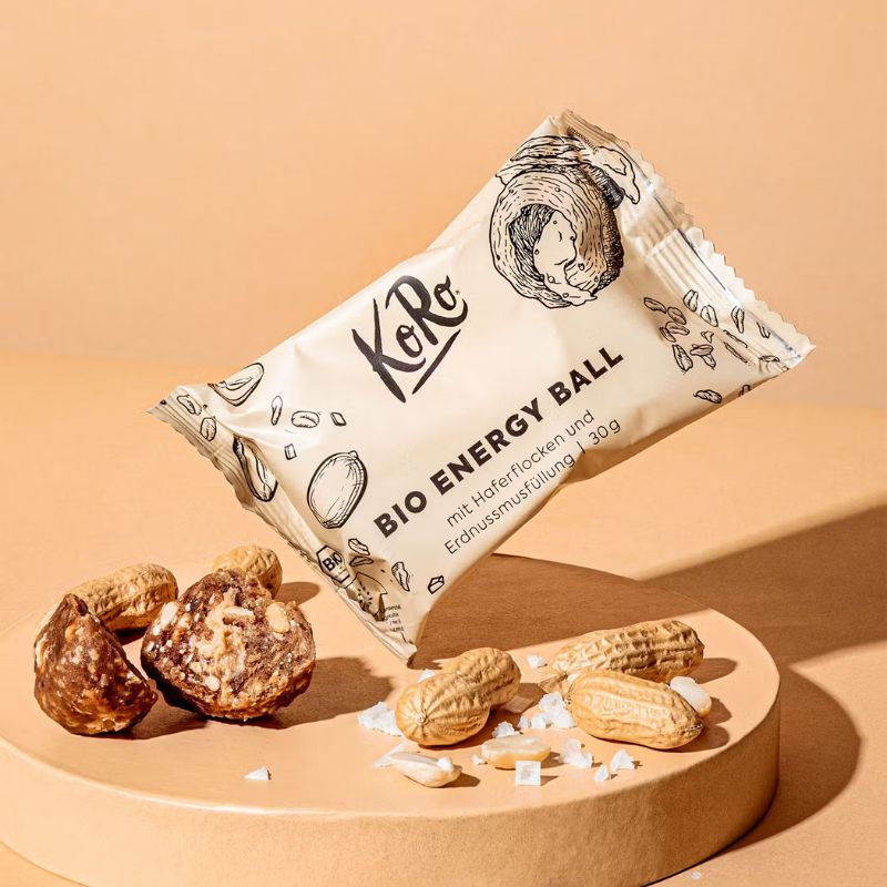 KoRo Bio Energy Balls 30 g Salted Peanut