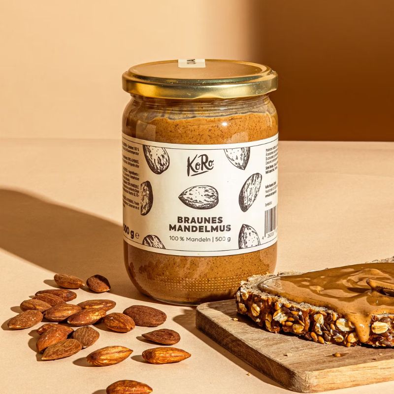 KoRo Mandelmus 500 g Braunes Mandelmus