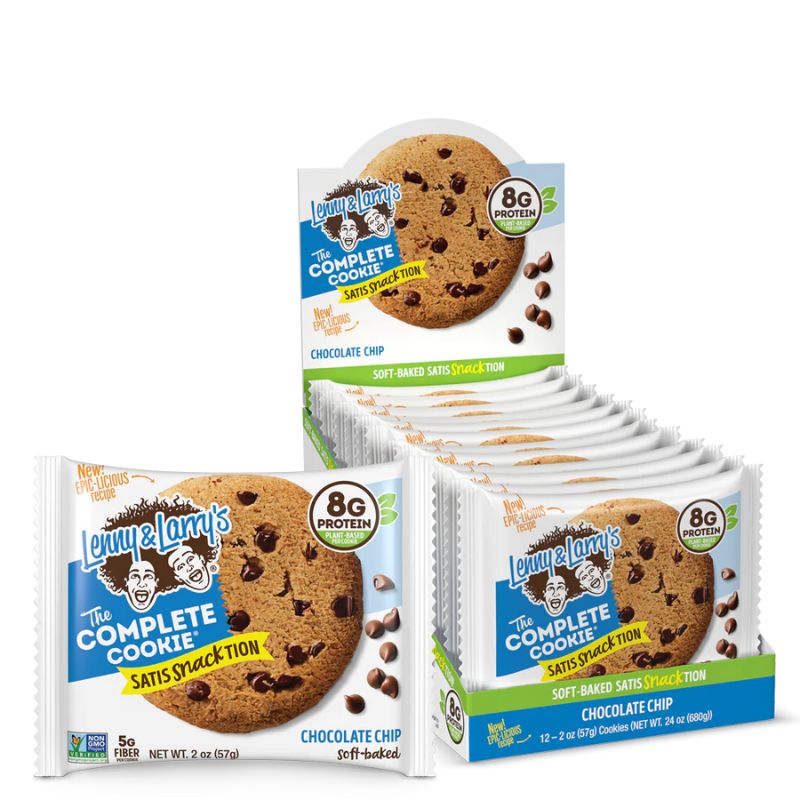 Lenny&Larrys Complete Cookie 12 x 113g BOX Chocolate Chip