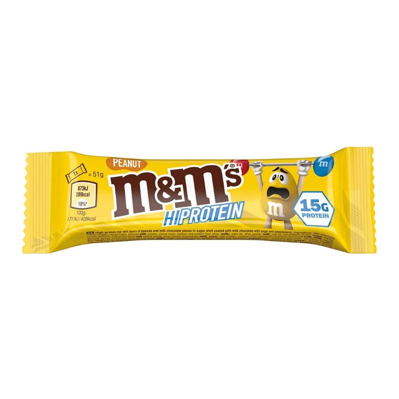 M&M's Hi Protein Bar Proteinriegel 51 g Peanut