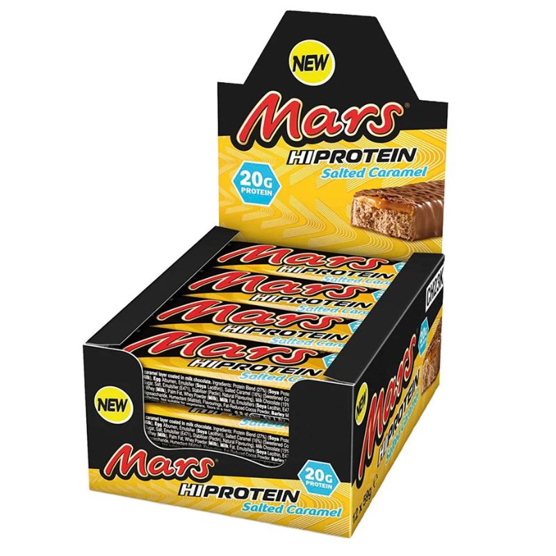 Mars Hi Protein Bar Proteinriegel 12 x 59 g Box Salted Caramel