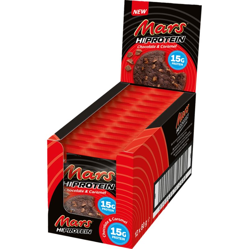 Mars Hi Protein Cookie 12 x 60g BOX Chocolate & Caramel