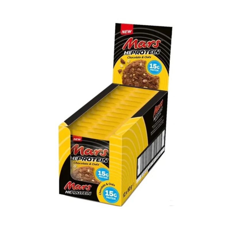 Mars Hi Protein Cookie 12 x 60g BOX Chocolate & Oats