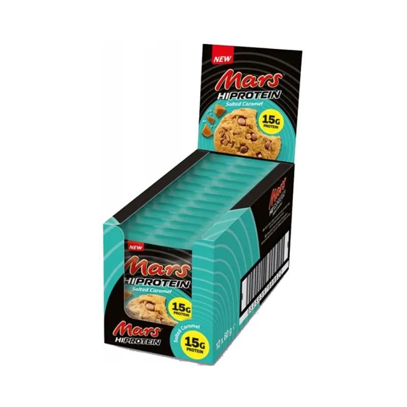 Mars Hi Protein Cookie 12 x 60g BOX Salted Caramel