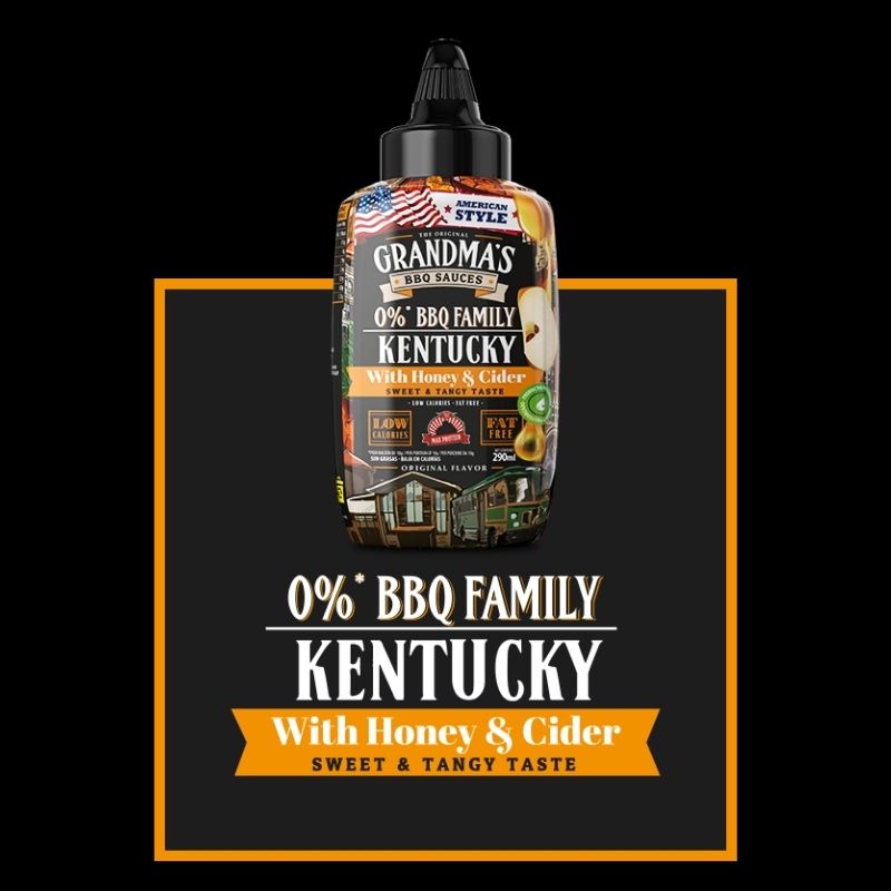 Max Protein Original Grandma's BBQ Sauces 290ml Kentucky Honey & Cider