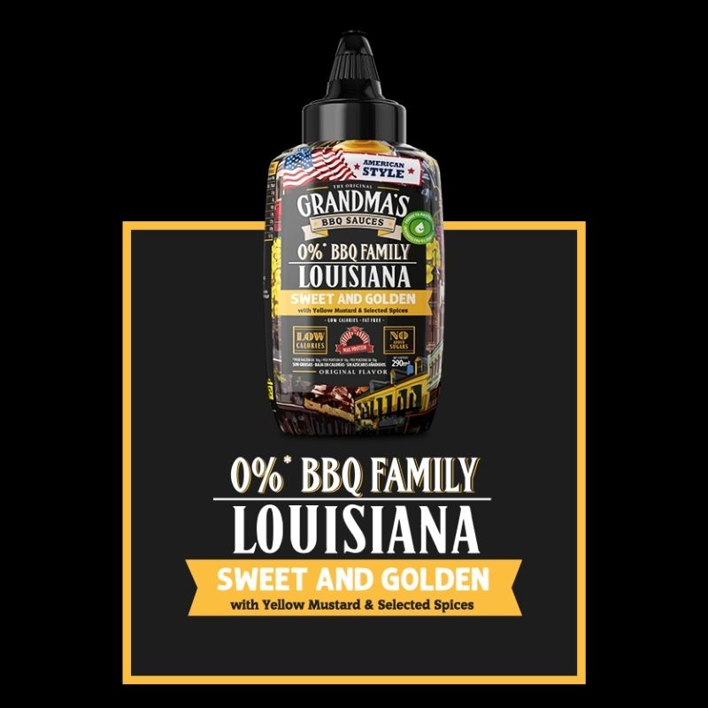 Max Protein Original Grandma's BBQ Sauces 290ml Louisiana Sweet & Golden