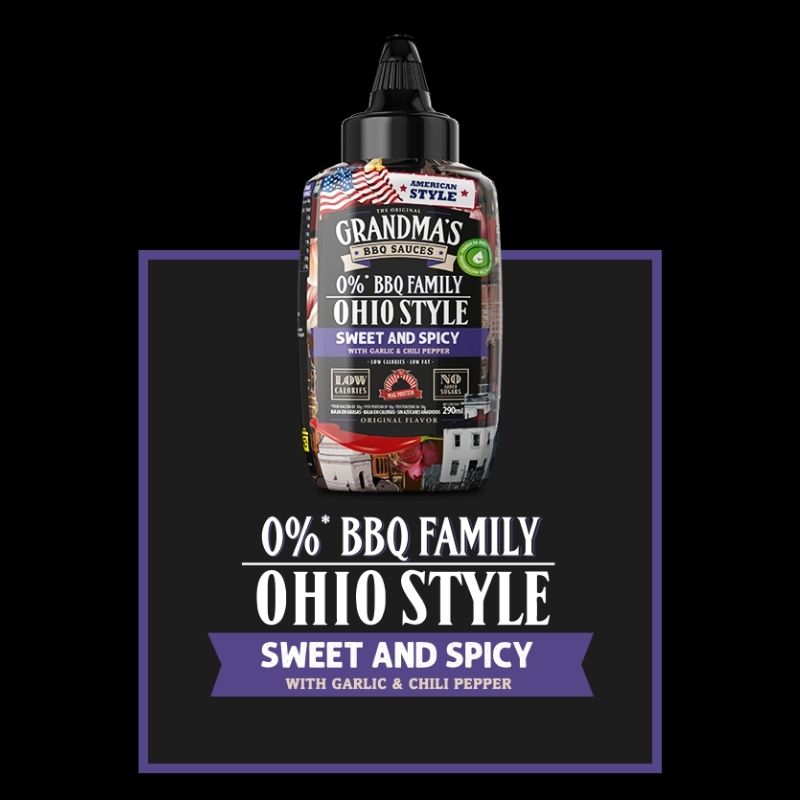 Max Protein Original Grandma's BBQ Sauces 290ml Ohio Sweet & Spicy